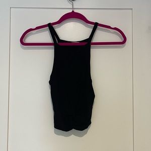 Black crop top
